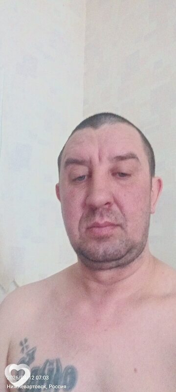 Владимир, 42, Нижневартовске — анкета №3997216